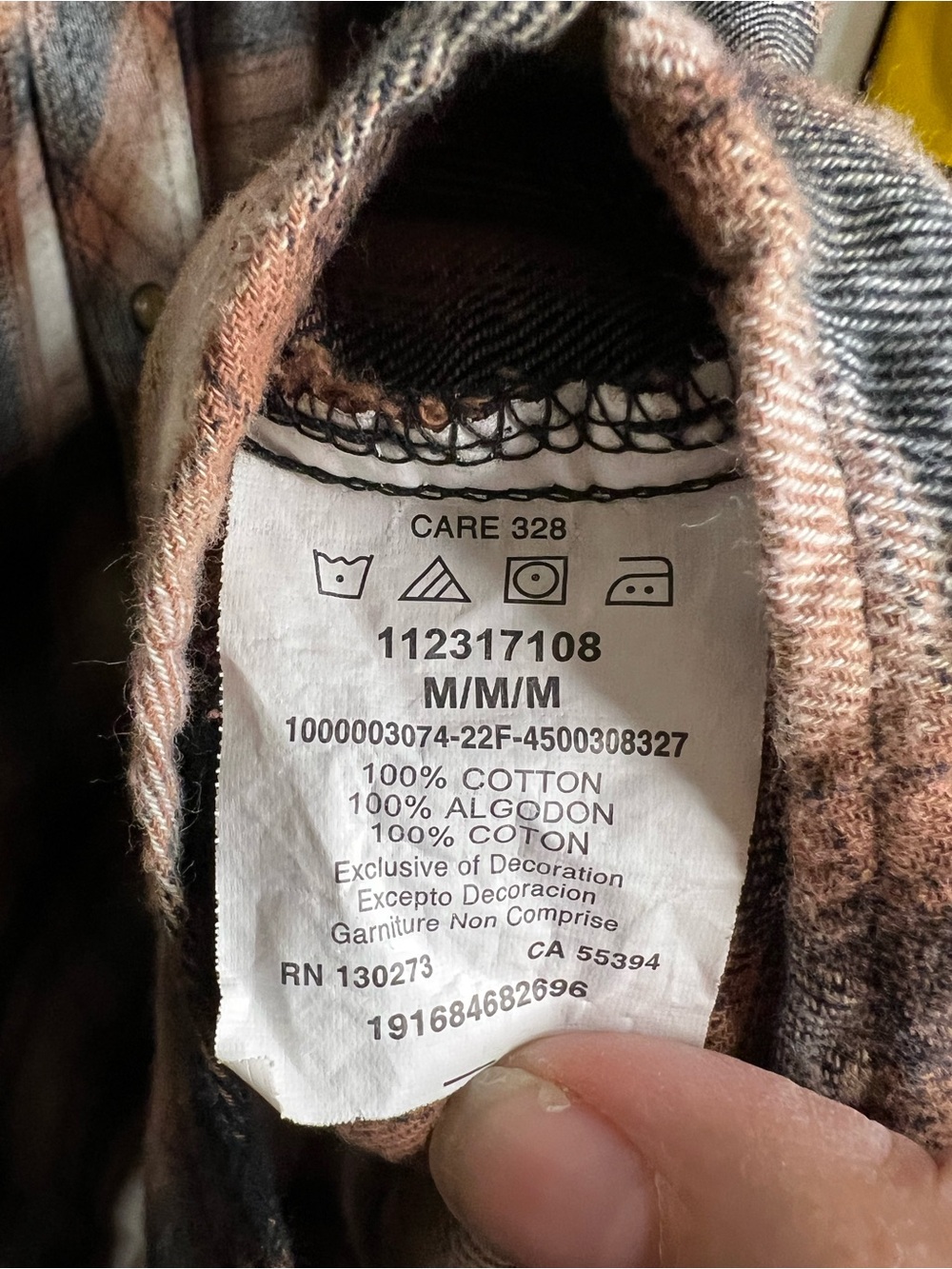 Wrangler Retro Brown Plaid Pearl Snap Flannel Western Cowboy Long‎ Sleeve Shirt - Picture 8 of 11